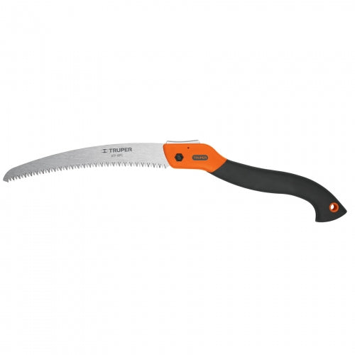 Serrucho plegable 10' hoja curva 5 DPP mango plástico,Truper 100198 STP-10PC