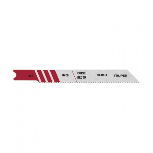 Blíster con 5 seguetas 24 DPP zanco 'U' corte recto metal 18138 SU-118-A