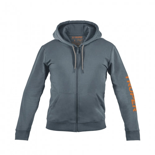 Sudadera gris para caballero, talla CH, Truper 65031 SUD-GC-CH