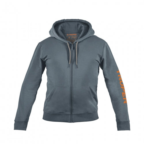 Sudadera gris para caballero, talla M, Truper 65032 SUD-GC-M