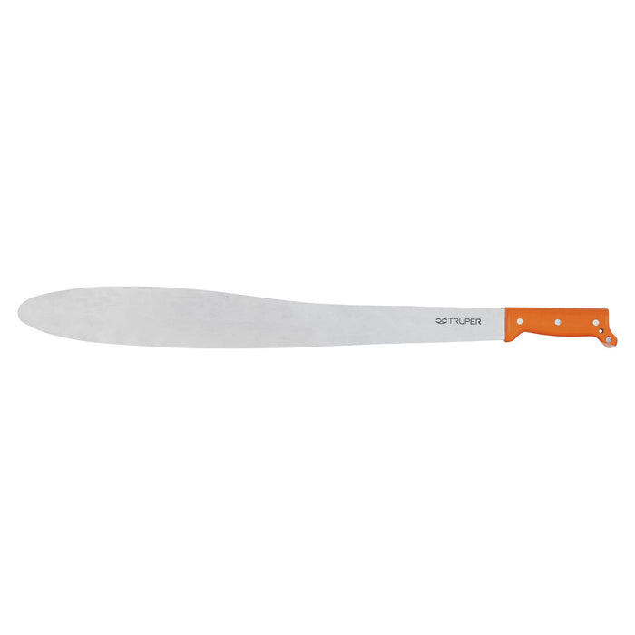 Machete Caguayano 24' cacha naranja remachada, Truper 15873 T-1173-24P