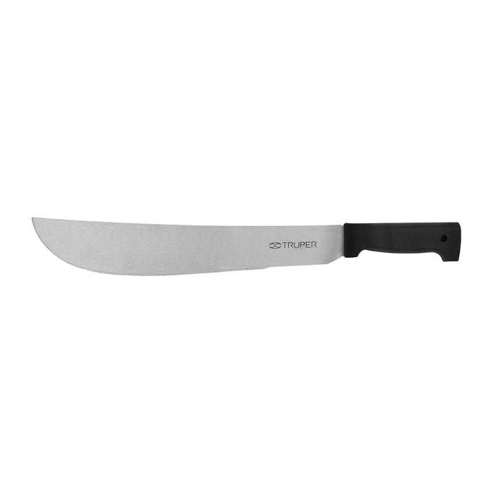 Machete estándar 14' cacha negra inyectada, Truper 15863 T-460-14B