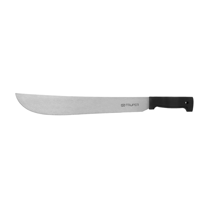 Machete estándar 16' cacha negra inyectada, Truper 15864 T-460-16B