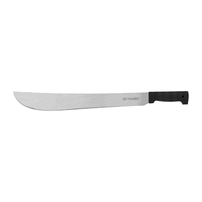 Machete estándar 18' cacha negra inyectada, Truper 15865 T-460-18B