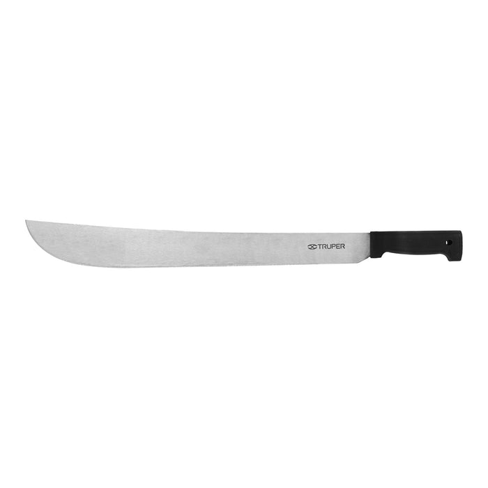 Machete estándar 20' cacha negra inyectada, Truper 15866 T-460-20B