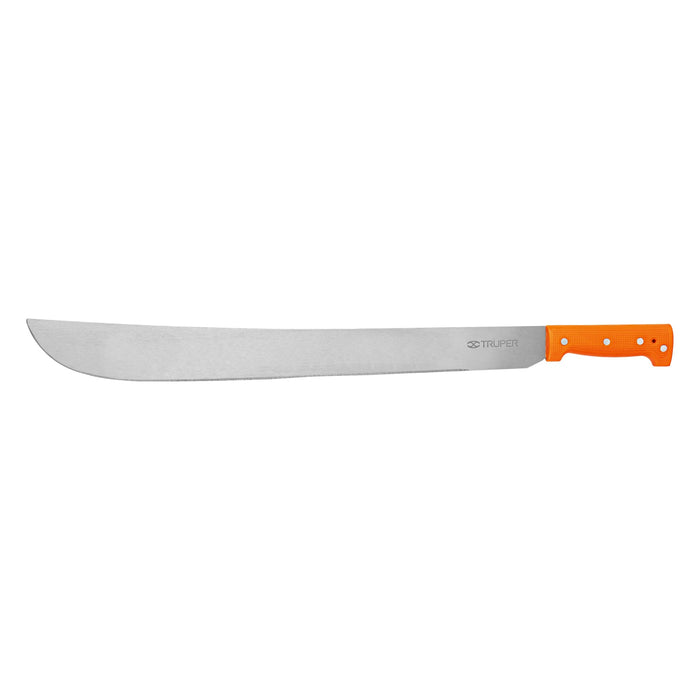 Machete estándar 22' cacha naranja remachada, Truper 15887 T-460-22P