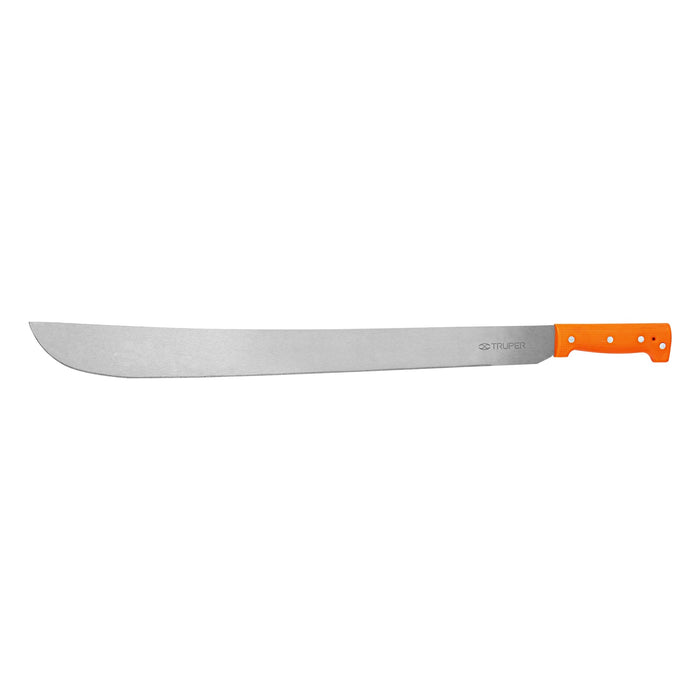 Machete estándar 24' cacha naranja remachada, Truper 15888 T-460-24P