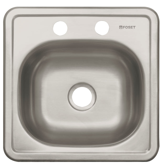 Tarja de empotrar sencilla 38x38cm, Foset Basic 49208