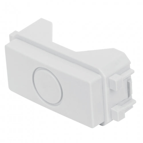 Módulo (tapón) ciego, línea Italiana, color blanco, Volteck 46140 TA-IB