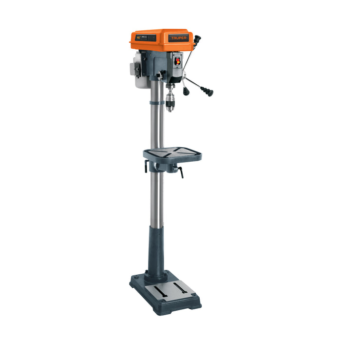 Taladro de piso 15', 1 HP (750 W), broquero 5/8', Truper 16180 TAPI-15