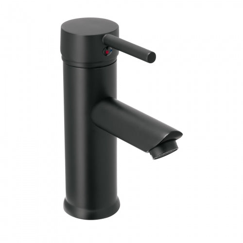 Monomando corto negro para lavabo, Foset Tubig 47792 TBM-46M