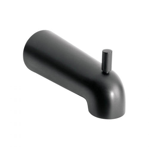 Salida de tina con desviador, negro, Foset Túbig 47484 TBM-51M