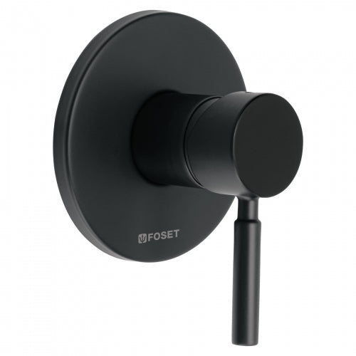 Monomando para regadera, negro mate, Foset 46791 TBM-71M