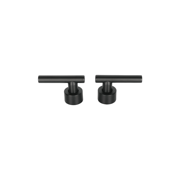 Juego de 2 manerales para mezcladora, palanca, negro, Tubig 46868
