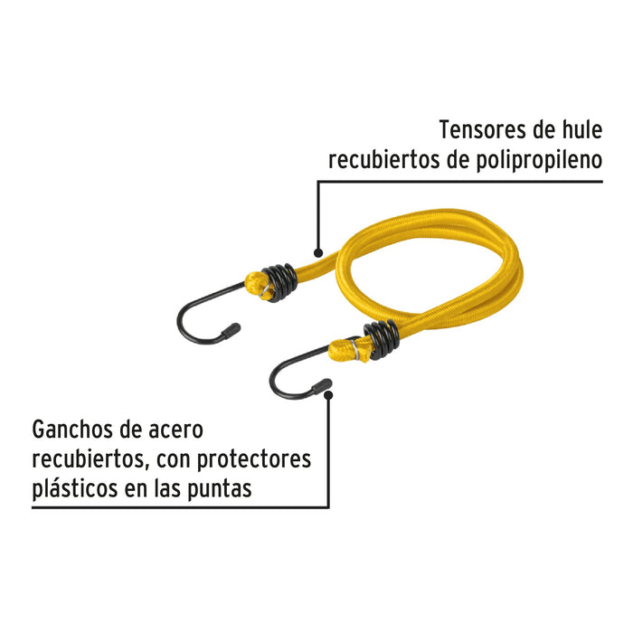 Juego de 20 tensores elásticos, Pretul 25090 TENS-20