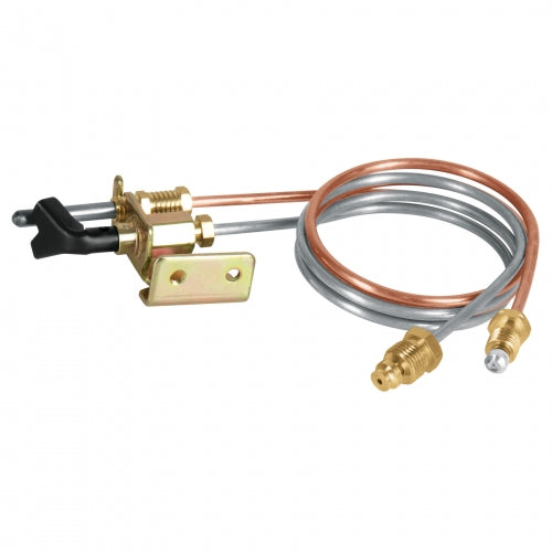 Termopar con piloto, tubo de aluminio, 60 cm, Foset 46146 TEPAR-60A