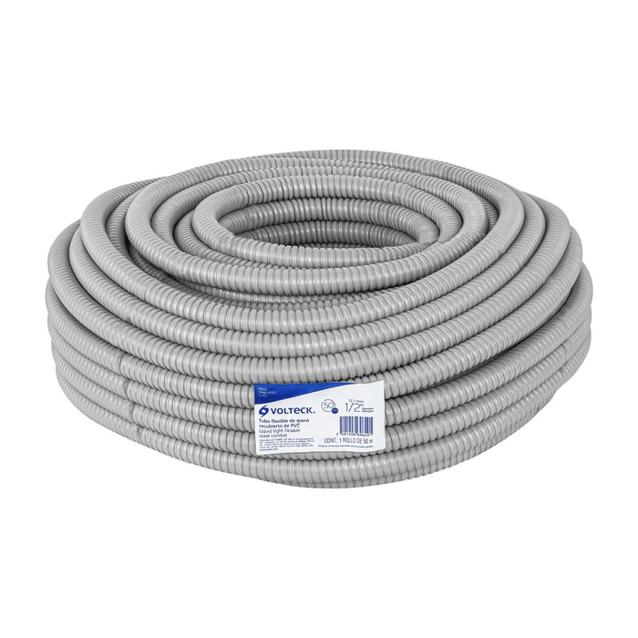 Rollo de 50 m de tubo flexible liquid tight de 1/2', Volteck 47321