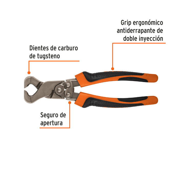 Tenaza 9' para azulejo, Truper Expert 11863 TN-AZ-9X