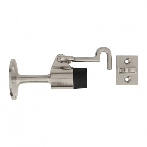 Tope metálico para puerta con gancho, Hermex 48596 TOGA-3