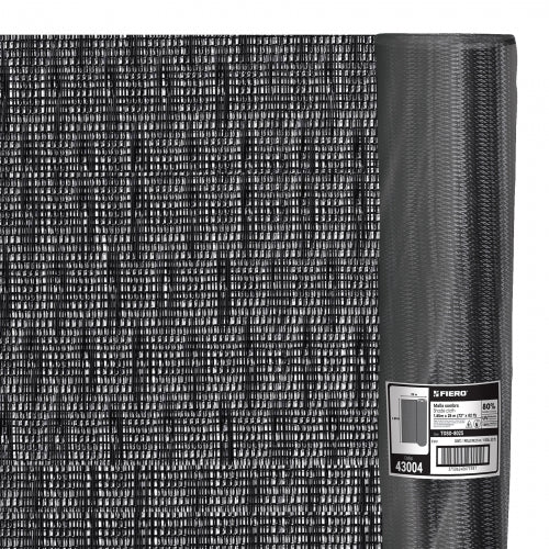 Rollo de toldo sombra 80% de 25 m x 1.85 m, Fiero 43004 TOSO-8025
