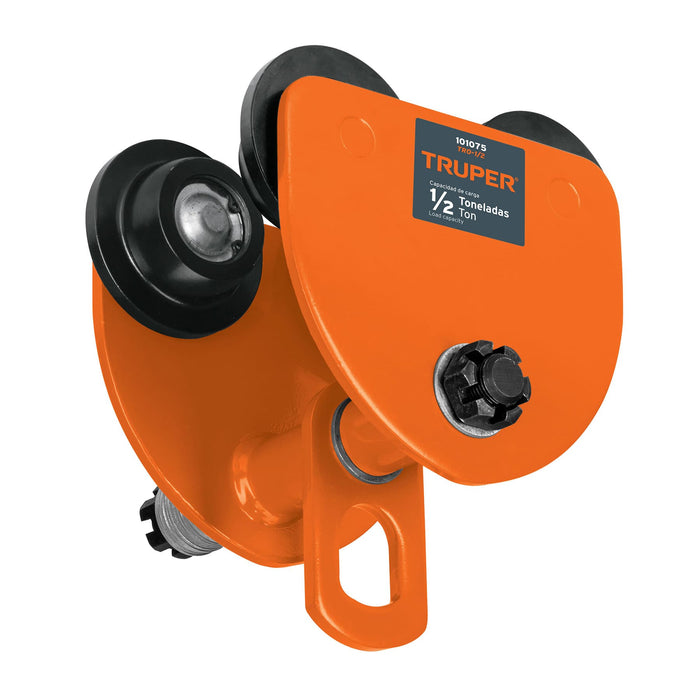 Trole de carga 1/2 ton para vigas IPS e IPR, ajustable Código: 101075