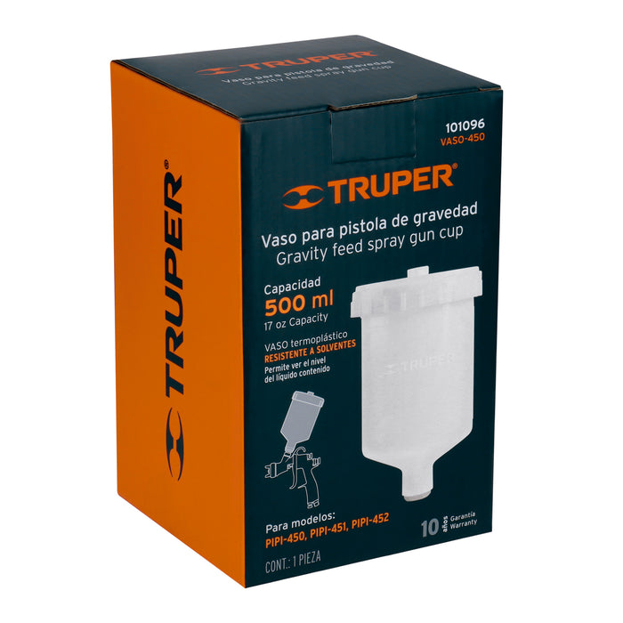 Vaso plástico de repuesto para PIPI-450, PIPI-451 y PIPI-452 101096 VASO-450