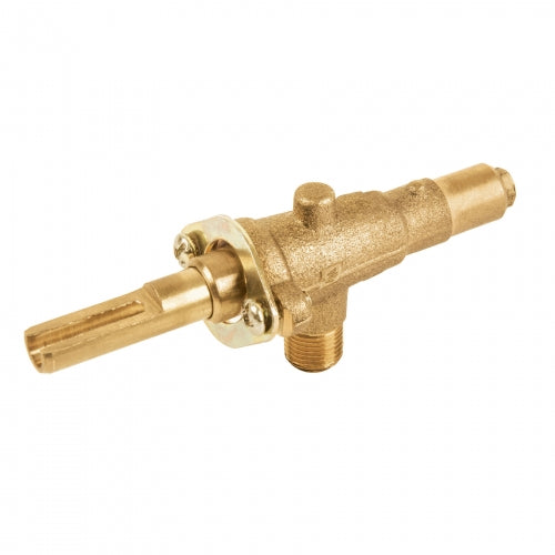 Válvula horizontal de latón 1/8' para gas LP, sin maneral 49977 VGH-556