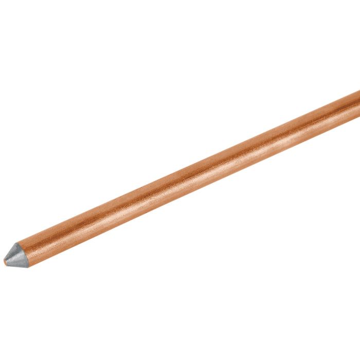 Varilla de 1.5 m, acero revestido de cobre, de 1/2' Volteck 46124