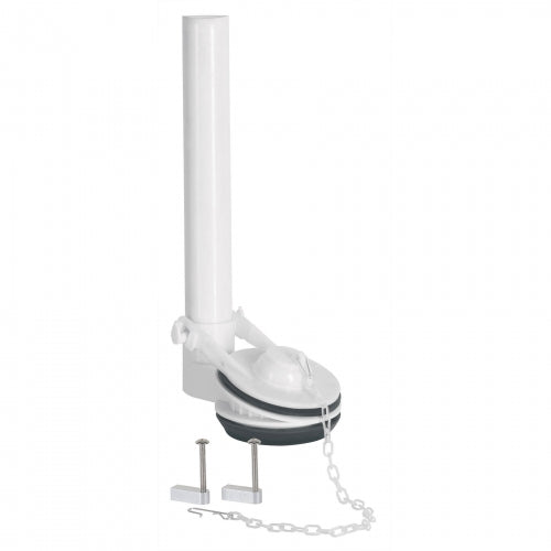 Válvula de descarga 2' para WC de 1 pza, cadena inox, Foset 45307 VW-009