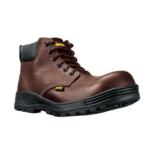 Bota de seguridad café, #27 con casquillo de acero, Pretul 25982 ZC-027C