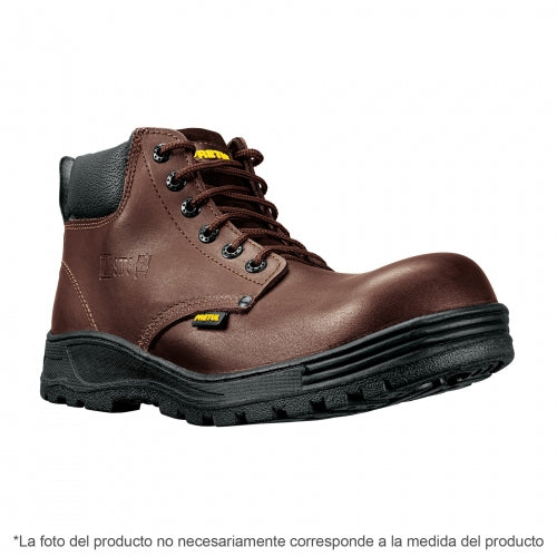 Bota de seguridad café, #29 con casquillo de acero, Pretul 25984 ZC-029C