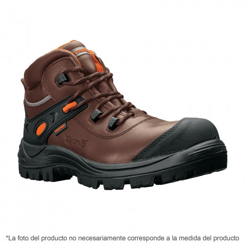 Bota de seguridad café, #30 dieléctrica antifatiga, Truper 15476 ZC-430C