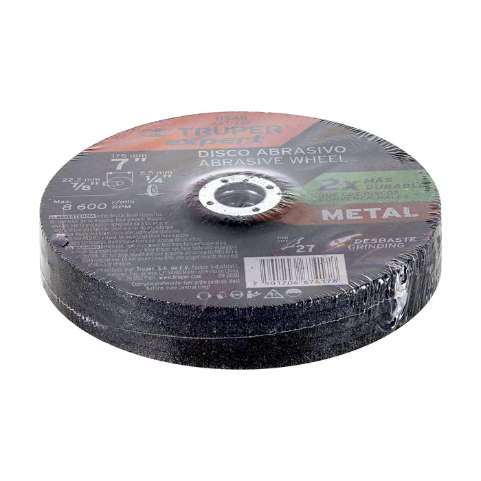 Disco Tipo 27 de 7' x 6.4 mm desbaste de metal, Expert 11545 ABT-222