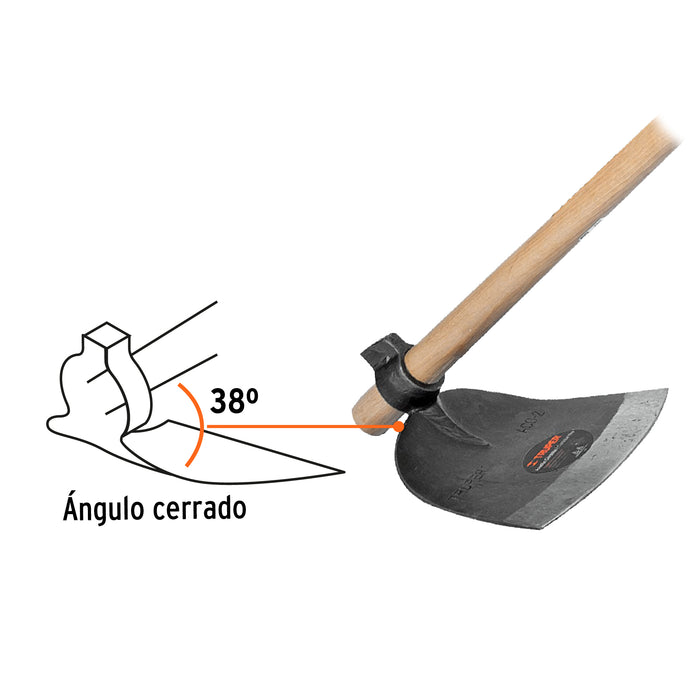 Azadón Córdoba # 2 con mango de 54', Truper 11605 ACO-2M