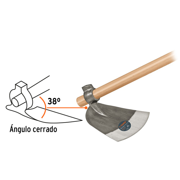 Azadón Córdoba # 3 con mango de 54', Truper 11631 ACO-3M