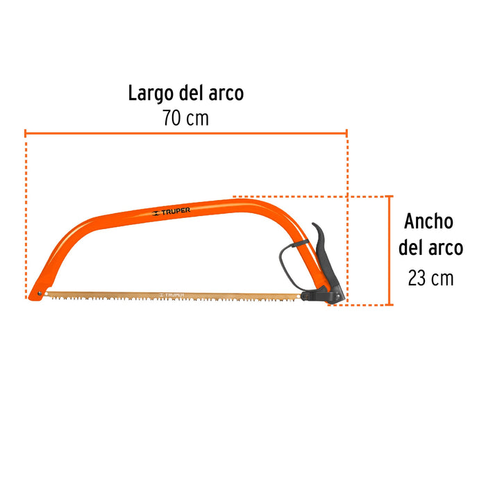 Arco jardinero tubular de 24', Truper 10258 AJT-24