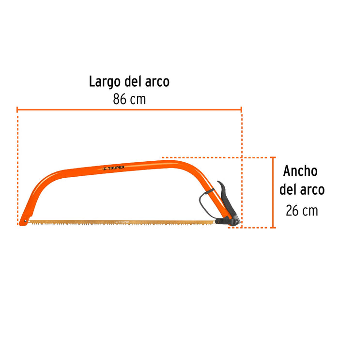 Arco jardinero tubular de 30', Truper 10260 AJT-30
