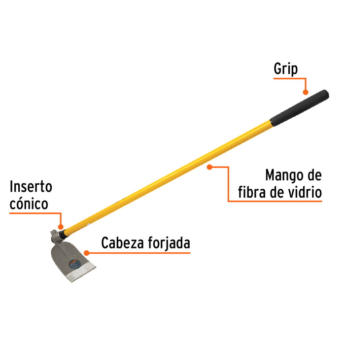 Azadón No. 1 oreja y martillo 2.6 lb sin mango, Truper 19979 AOM-1
