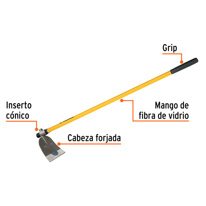 Azadón No. 3 oreja y martillo 3.1 lb con mango de 54' 19984 AOM-3M