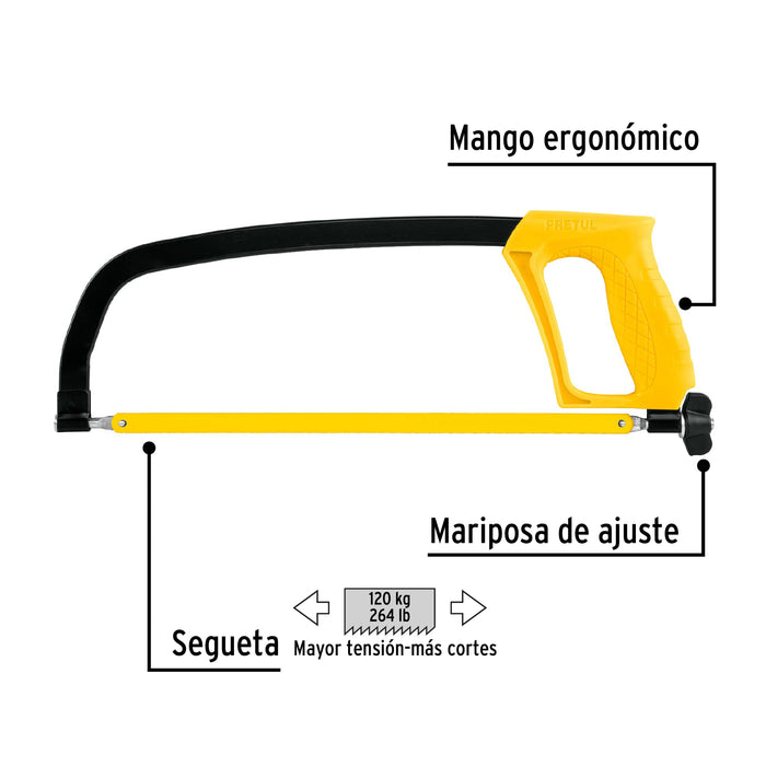 Arco 12' de solera para segueta, Pretul 20017 APS-12