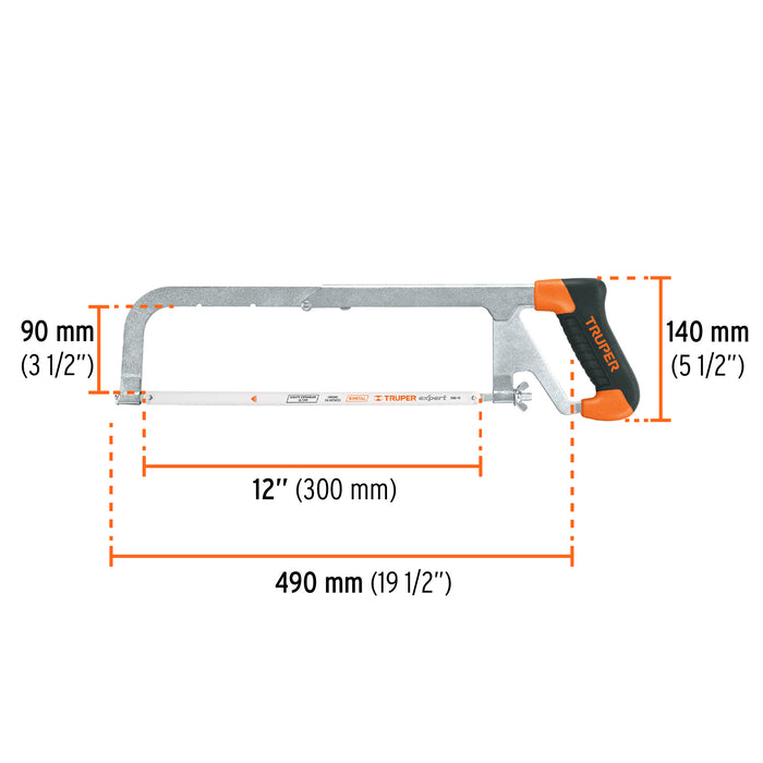Arco 12' profesional ajustable de solera para segueta 10230 APT-12