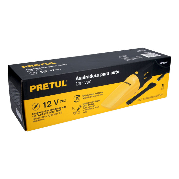 Aspiradora para auto, de 12 volts, Pretul 22090 ASP-12V-P