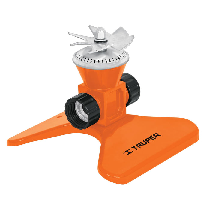 Aspersor base metálica, con aspas de aluminio, Truper 10329 ASP-50