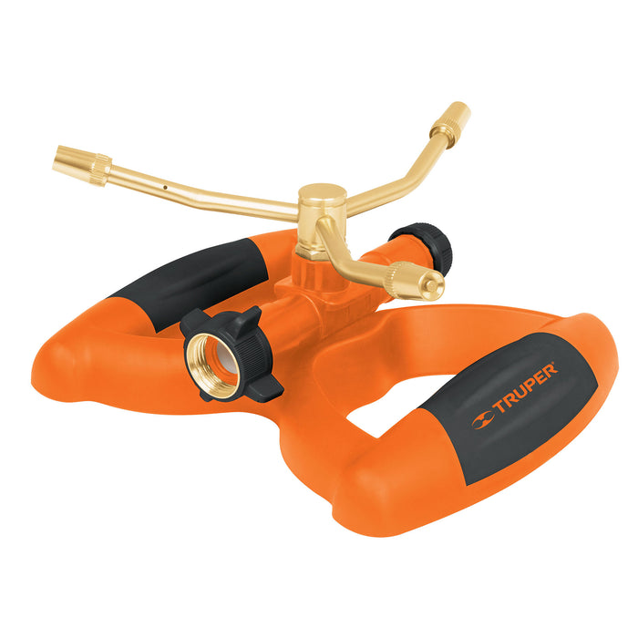 Aspersor metálico de 3 brazos con base plástica, Truper 11298 ASP-B3