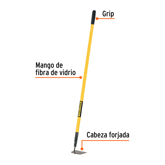 Azadón jardinero con mango fibra de vidrio 60', Truper 10559 ATJ-F