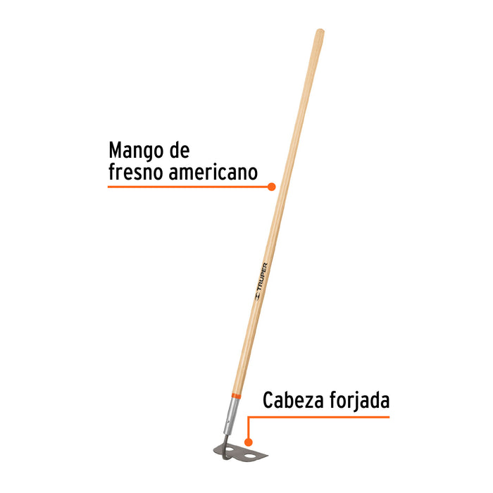 Azadón mezclero cabeza forjada, 10' de ancho, mango 60' 10565 ATM
