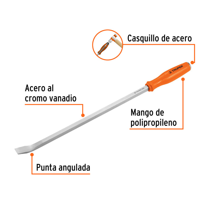 Barra de palanca de 24', Truper 101061 BAPA-24