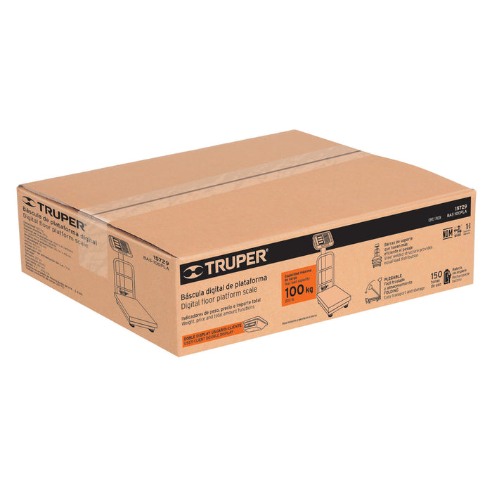 Báscula capacidad 100 kg romana de resorte, Pretul 21255 BAS-100P
