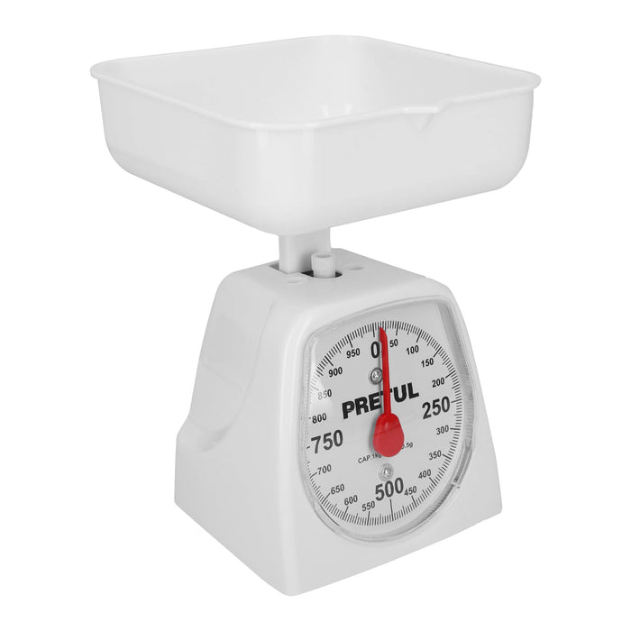 Báscula mecánica para cocina 1 Kg, Pretul 29970 BAS-1CP