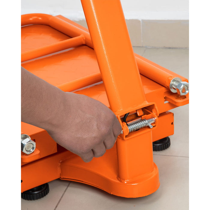 Báscula electrónica de plataforma, plegable, 200 kg, Truper 15732 BAS-200PLA